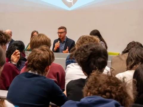 David Mareček přednáší